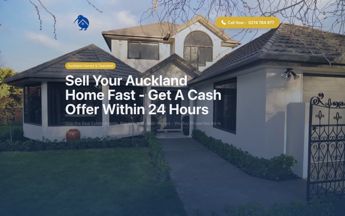 The Kiwi Property Solutions website